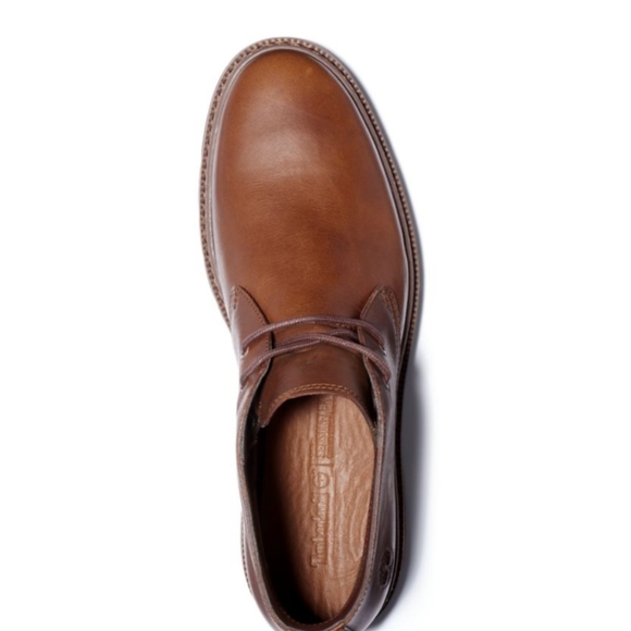 TIMBERLAND MEN'S PORT UNION CHUKKA WP RUST FULL GRAIN BOOTS - Picture 4 of 6